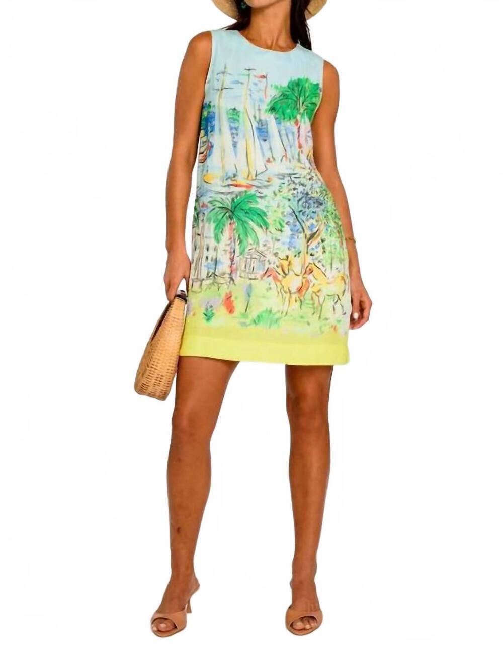 NEW ELIZABETH JAMES THE LABEL ellie mini dress in vacation